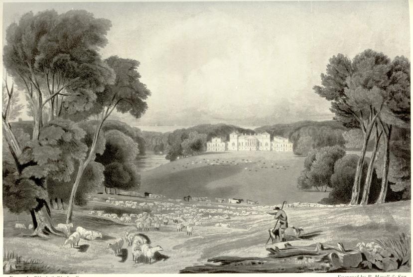  Holkham Hall, Norfolk in the 18th century